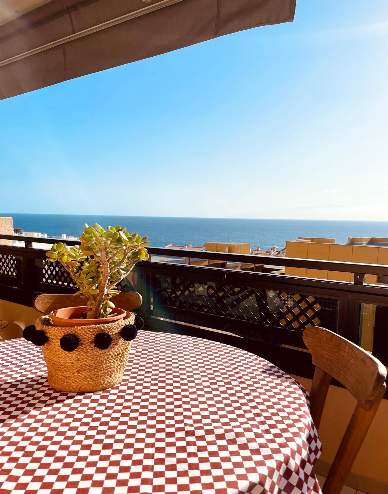 Casa Hugo - Ocean View, Quiet Pool, Fibre Net, Los Gigantes 圣地亚哥港 外观 照片