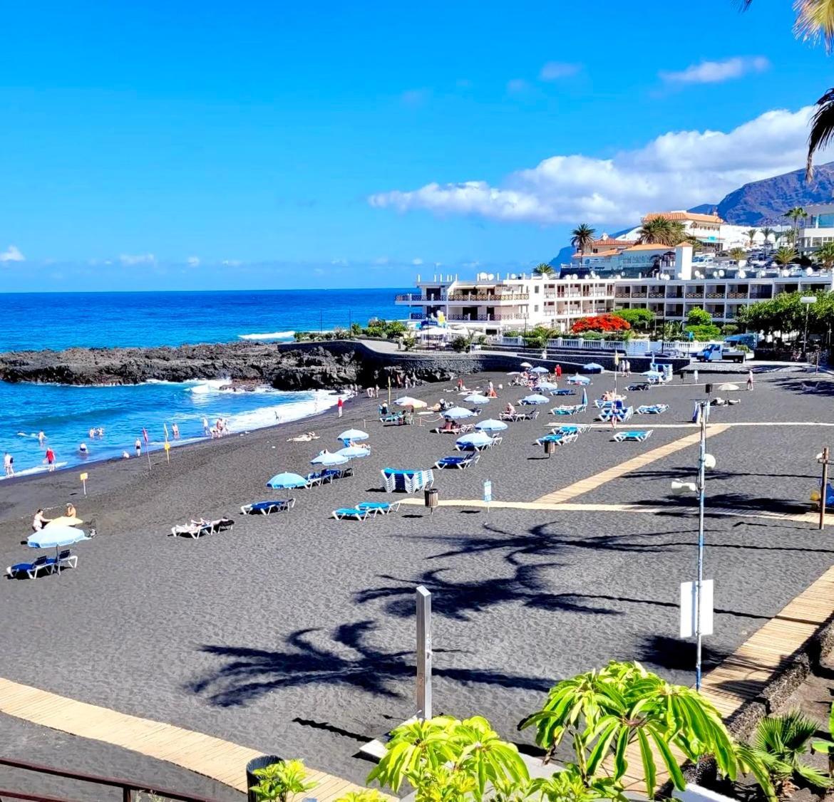 Casa Hugo - Ocean View, Quiet Pool, Fibre Net, Los Gigantes 圣地亚哥港 外观 照片