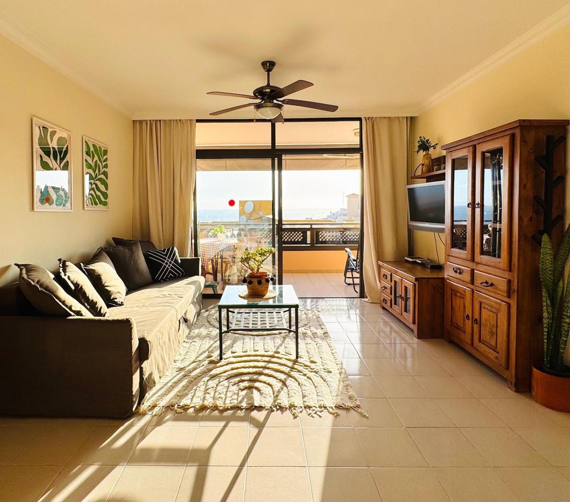 Casa Hugo - Ocean View, Quiet Pool, Fibre Net, Los Gigantes 圣地亚哥港 外观 照片