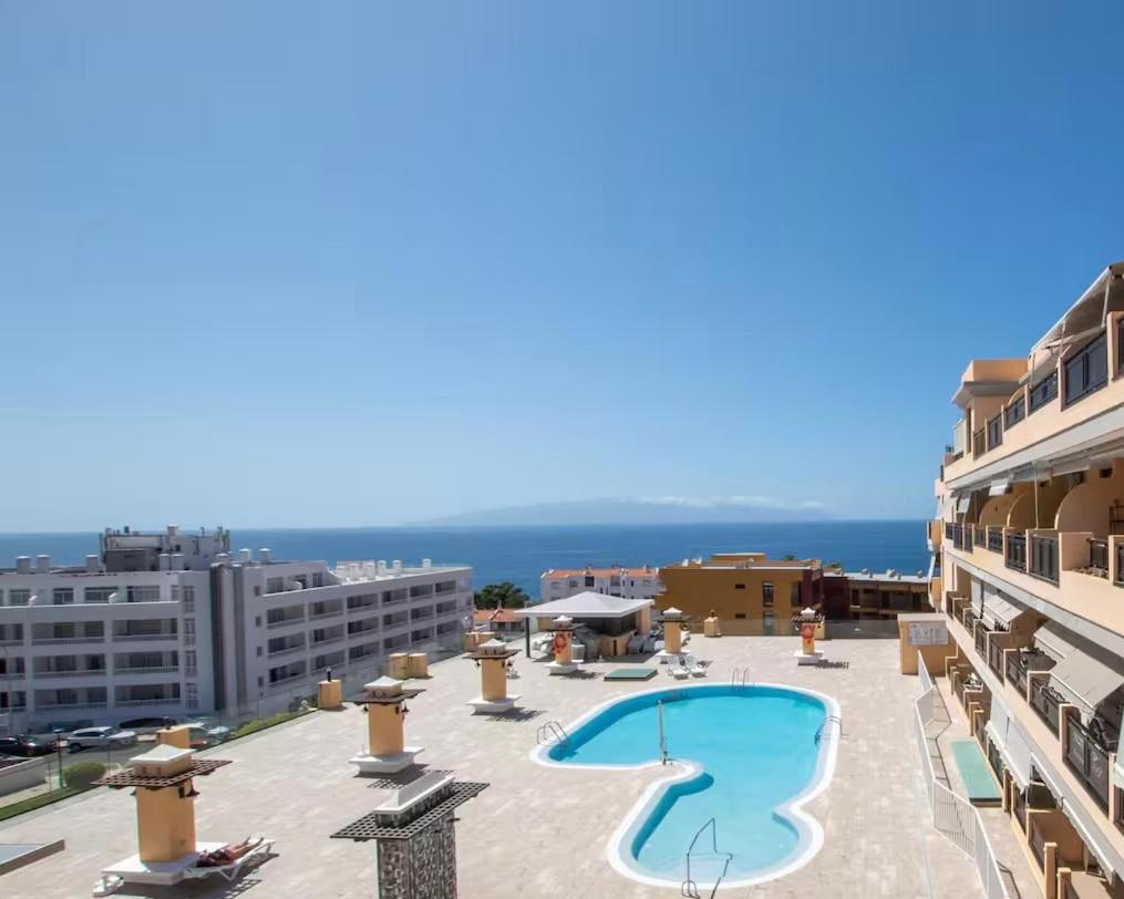 Casa Hugo - Ocean View, Quiet Pool, Fibre Net, Los Gigantes 圣地亚哥港 外观 照片