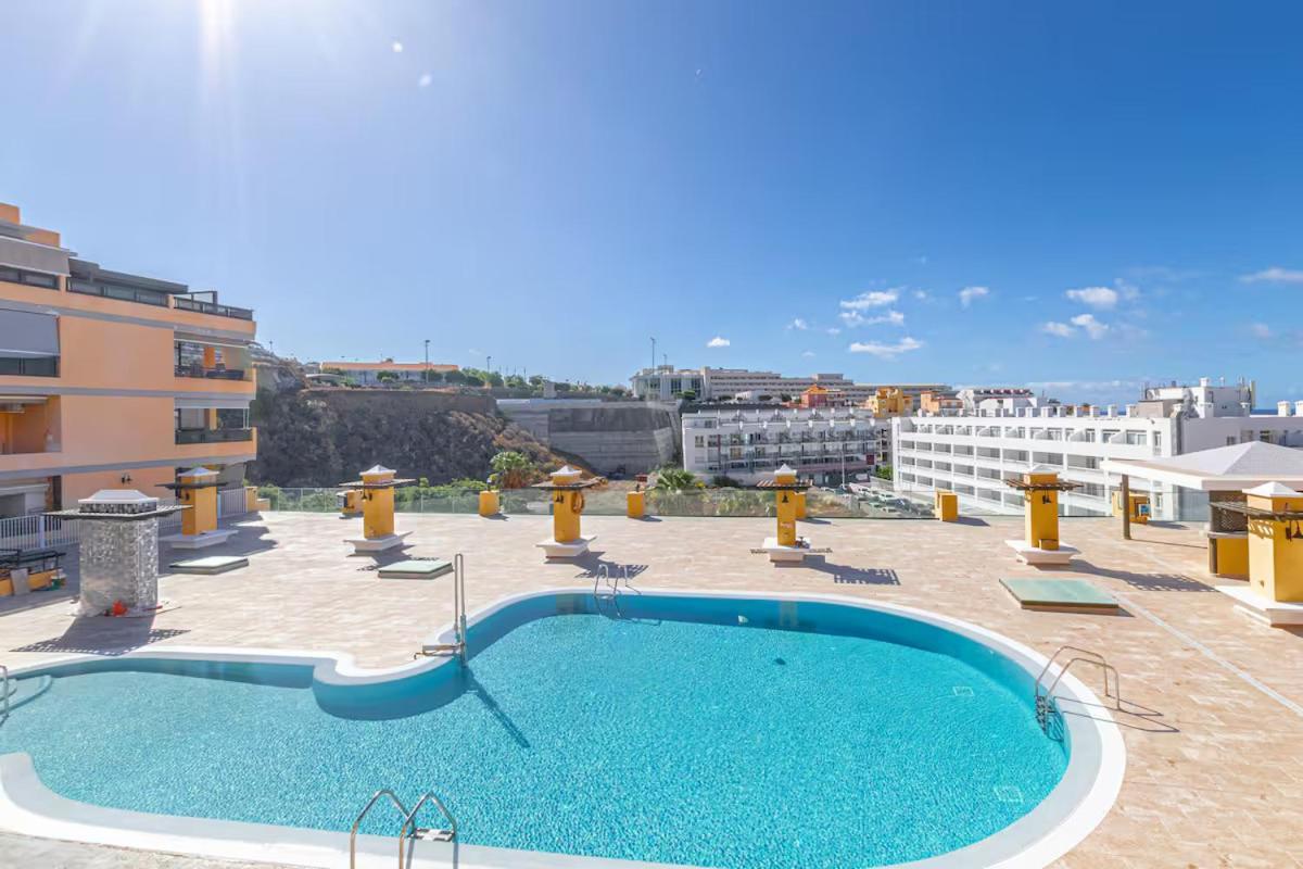 Casa Hugo - Ocean View, Quiet Pool, Fibre Net, Los Gigantes 圣地亚哥港 外观 照片